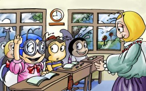 School Days - Classroom - Bugville Critters